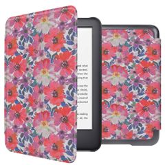 imoshion Design Slim Hard Sleepcover Amazon Kindle (2024) / Amazon Kindle (2022) 11th gen - Flower Watercolor