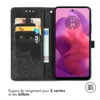 imoshion Etui de télephone Mandala Motorola Moto G04 / G24 - Noir