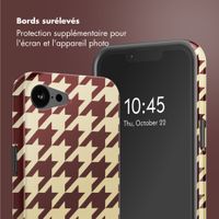 Selencia Coque arrière Vivid avec MagSafe Apple iPhone 16e - Pied-de-Poule