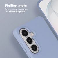imoshion Coque arrière Color avec cordon amovible et MagSafe Samsung Galaxy S26 - Ash Blue