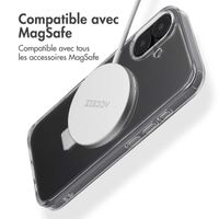 Accezz Coque Ring Stand avec MagSafe Apple iPhone 16 - Transparent