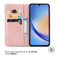 imoshion Etui de télephone Mandala Samsung Galaxy A35 - Rose Doré