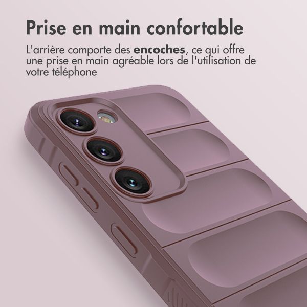 imoshion Coque arrière EasyGrip Samsung Galaxy S23 Plus - Violet