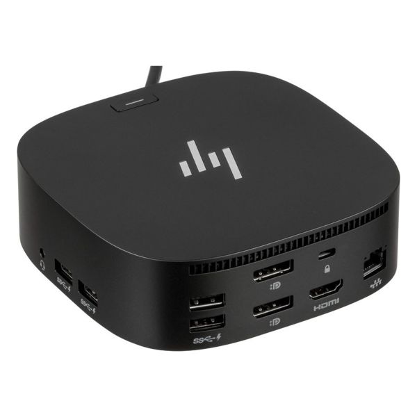 HP Station d'accueil USB-C G5 | Station de bureau pour ordinateur portable et de bureau - Noir