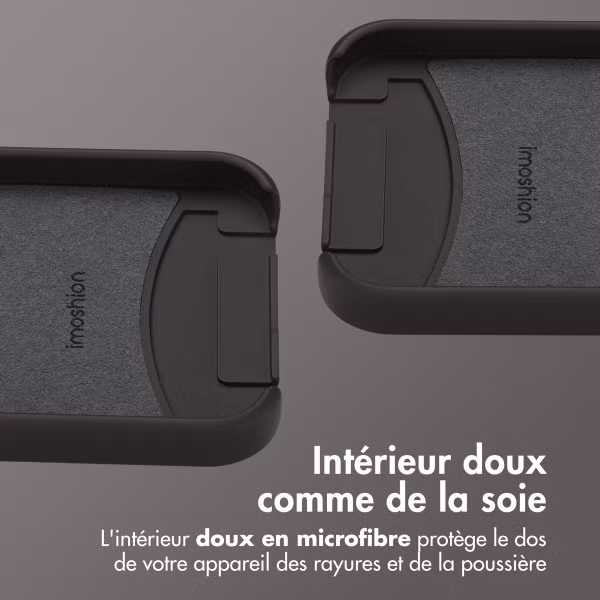 imoshion Coque arrière Color avec cordon amovible et MagSafe Apple iPhone 14 Pro Max - Black Coffee