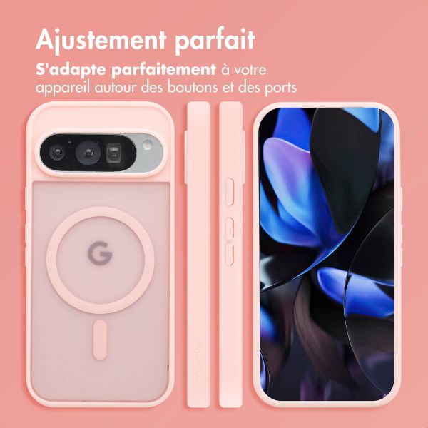 imoshion Coque Color Guard avec MagSafe Google Pixel 9 / 9 Pro - Rose clair