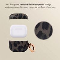 Selencia Coque Sabi motif panthère  Apple Airpods 3 - Midnight Black