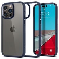 Spigen Coque Ultra Hybrid iPhone 14 Pro - Bleu foncé