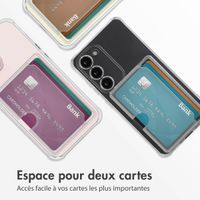 imoshion Coque silicone avec porte-cartes Samsung Galaxy S23 - Transparent