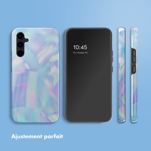 Selencia Coque arrière Vivid Samsung Galaxy A34 (5G) - Holographic Blue Dream
