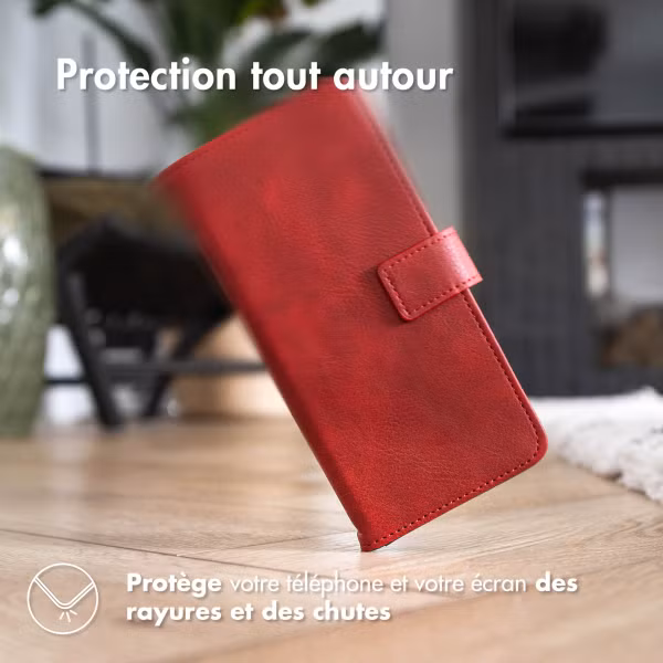 imoshion Étui de téléphone portefeuille Luxe Samsung Galaxy A53 - Rouge