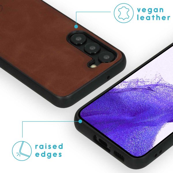 imoshion Etui de télephone luxe 2-en-1 amovible Samsung Galaxy S23 - Marron