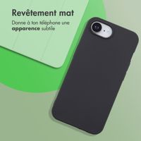 imoshion Coque Couleur Apple iPhone 16e - Noir