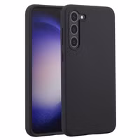 Accezz Coque Liquid Silicone Samsung Galaxy S23 Plus - Noir