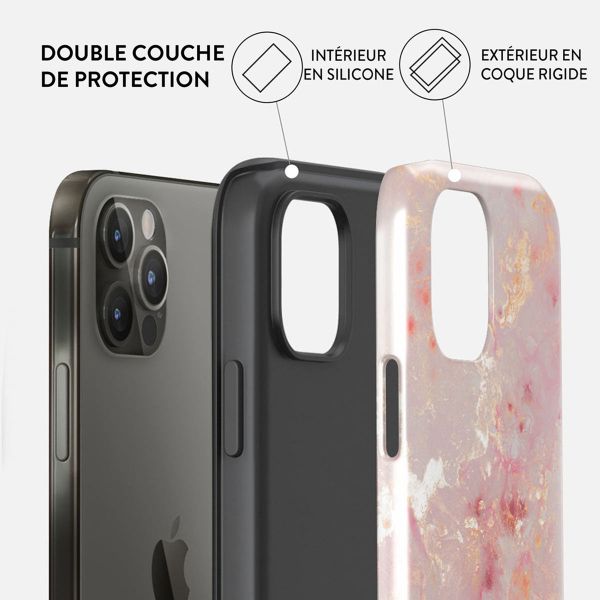 Burga Coque arrière Tough iPhone 12 (Pro) - Golden Coral