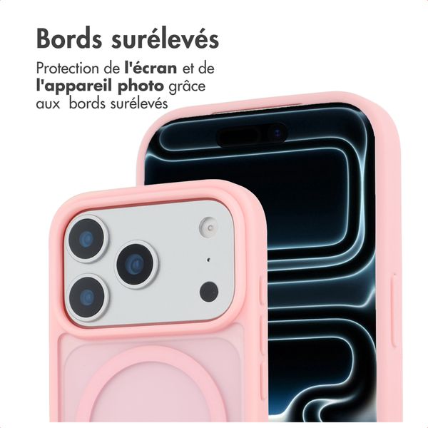 imoshion Coque Color Guard avec MagSafe Apple iPhone 17 Pro Max - Rose clair
