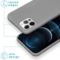 imoshion Coque Couleur iPhone 12 (Pro) - Gris