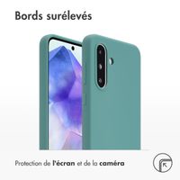 Accezz Coque Liquid Silicone Samsung Galaxy A36 - Vert foncé