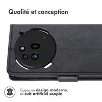 imoshion Étui de télephone portefeuille Nothing Phone (3a) Pro - Noir