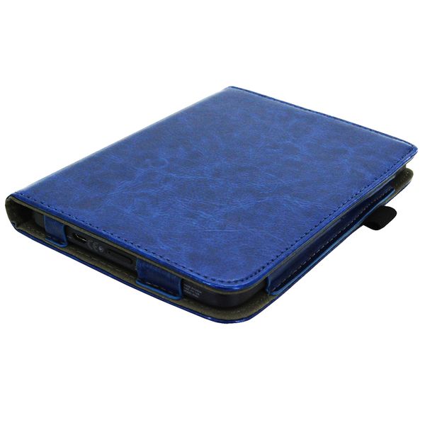 imoshion Étui de liseuse portefeuille en cuir végan Tolino Page 2 - Bleu foncé