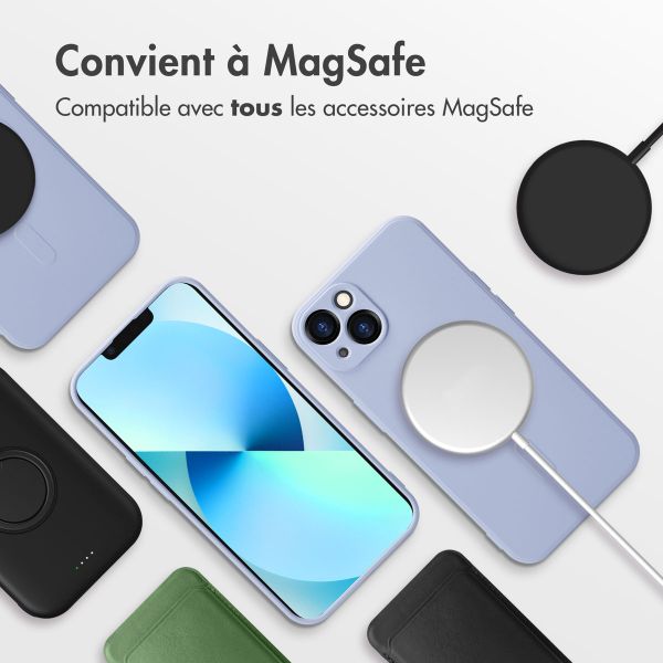 imoshion Coque Couleur avec MagSafe Apple iPhone 13 - Lila