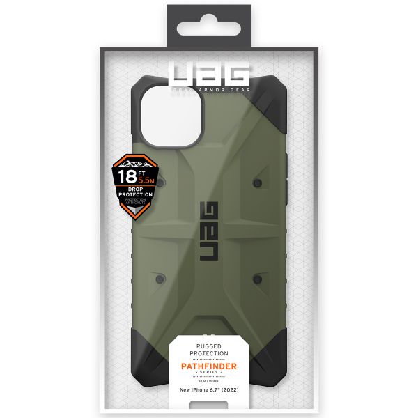 UAG Coque Pathfinder iPhone 14 Plus - Olive