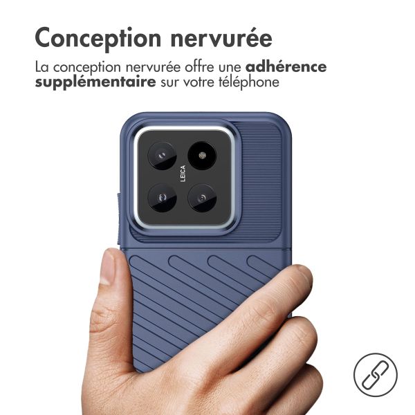 imoshion Coque Arrière Thunder Xiaomi 14 - Bleu foncé