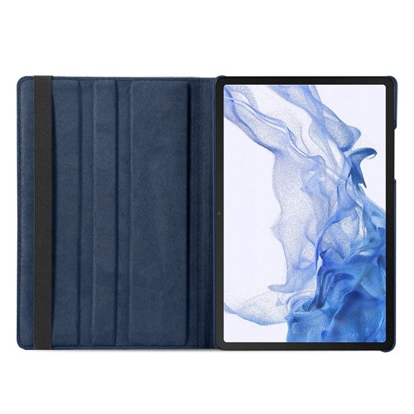 imoshion Coque tablette rotatif à 360° Galaxy Tab S8 Plus / S7 Plus / S7 FE 5G - Bleu