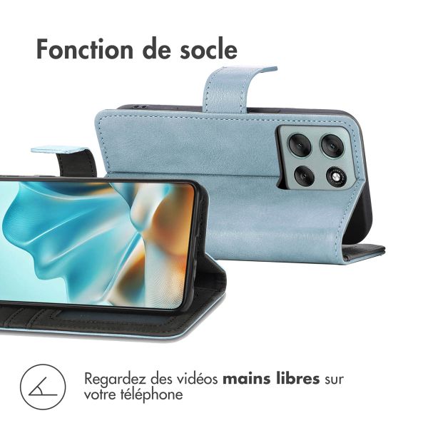 imoshion Étui de télephone portefeuille Motorola Moto G86 Power - Bleu clair