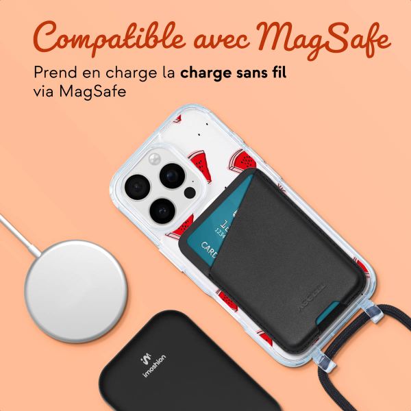 Concevez votre Coque MagSafe avec cordon amovible Apple iPhone 16 Pro - Transparent