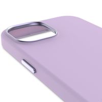 Decoded Coque en silicone MagSafe iPhone 15 - Violet