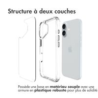 imoshion Coque Rugged Air Apple iPhone 16 - Transparent