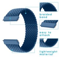 imoshion Bracelet en nylon tressé Amazfit GTR - Bleu foncé