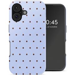 Selencia Coque arrière Vivid avec MagSafe Apple iPhone 16 - Happy Dots Digital Sky