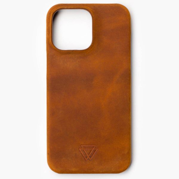 Wachikopa Coque Full Wrap iPhone 15 Pro Max - Camel