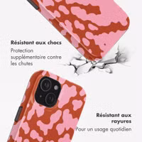 Selencia Coque arrière Vivid avec MagSafe Apple iPhone 15 - Moo’d Blush Pink