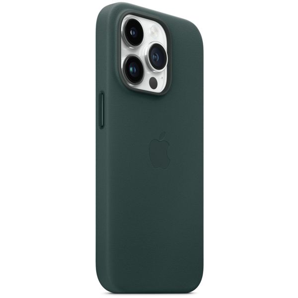 Apple Coque Leather MagSafe Apple iPhone 14 Pro - Forest Green