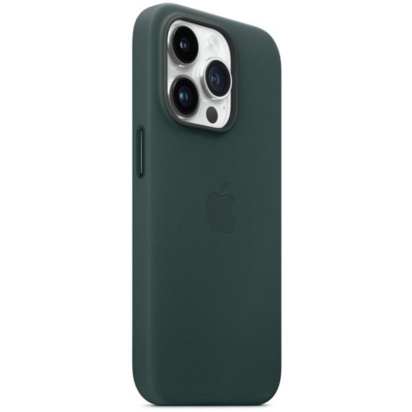 Apple Coque Leather MagSafe iPhone 14 Pro - Forest Green