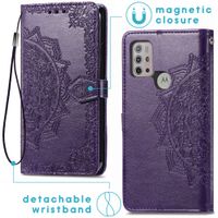 imoshion Etui de télephone Mandala Motorola Moto G30 / G20 / G10 (Power) - Violet
