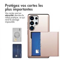 imoshion Coque arrière avec porte-cartes Samsung Galaxy S25 Ultra - Rose Doré