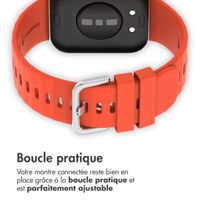 imoshion Bracelet en silicone pour Huawei Watch Fit 3 - Orange