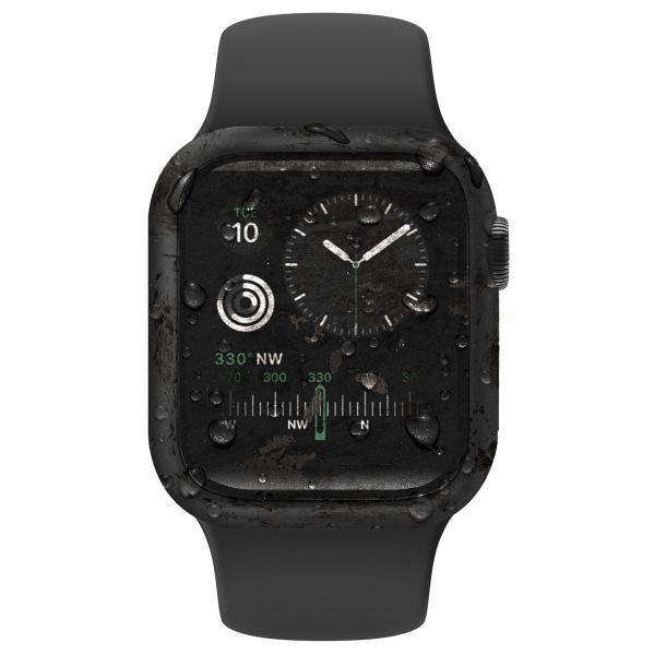 Uniq Nautic Coque Apple Watch avec protection d'écran en Verre Trempé Étanche Apple Watch 4-6 / SE - 40 mm - Midnight Black