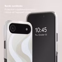 Selencia Coque arrière Vivid avec MagSafe Apple iPhone Air - Desert Waves Beige