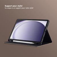 Selencia Coque tablette Riva Samsung Galaxy Tab A9 Plus - Beige