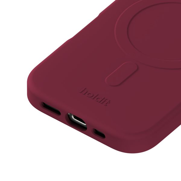 Holdit Coque MagSafe Apple iPhone 16 Pro Max - Red Velvet