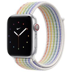 Apple Bracelet Nike Sport Loop Apple Watch Series 1 t/m 9 / SE (38/40/41 mm) | Series 10 / 11 (42 mm) - Pride Edition