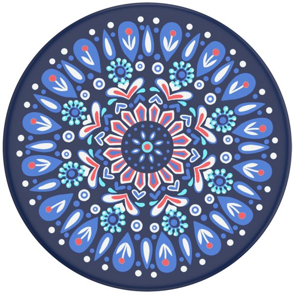 PopSockets PopGrip - Amovible - Butterfly Mandala Blue