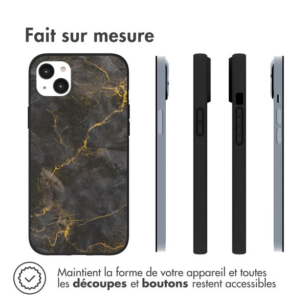 imoshion Coque Design iPhone 14 Plus - Black Marble