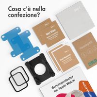 Accezz 2x Protecteur d'écran avec applicateur pour Apple Watch Series 4-6 / SE - 40 mm