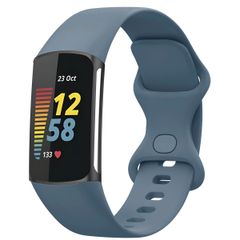 imoshion Bracelet silicone Fitbit Charge 5 / Charge 6 - Taille S - Bleu Officiel